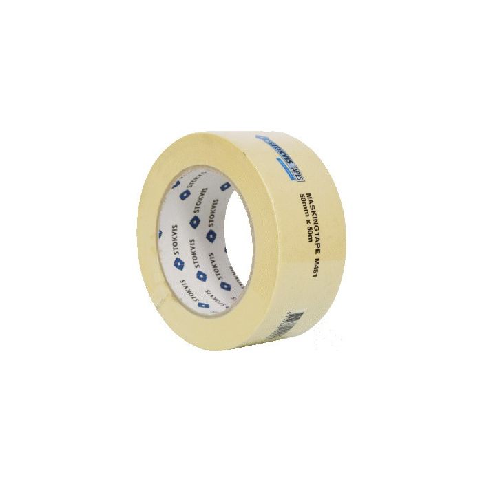 Stokvis masking tape 50mm x 50 meter beige (CT200601)