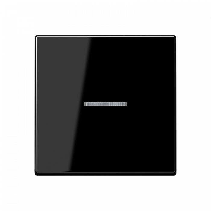 JUNG schakelwip controleschakelaar met lens zwart (A590BFKO5SW)
