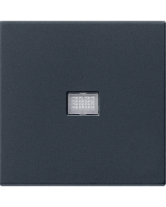 Gira wip met groot controlevenster - systeem 55 zwart mat (0298005)