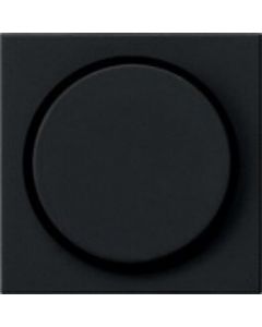Gira centraalplaat dimmerknop - systeem 55 zwart mat (0650005)