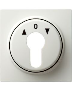 Gira S-color afdekking sleutelschakelaar zuiver wit (066440)
