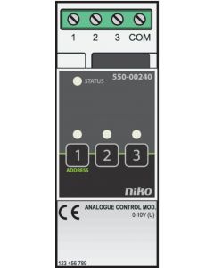Niko stuurmodule 3-voudig opbouw 0-10V - Home Control (550-00240)