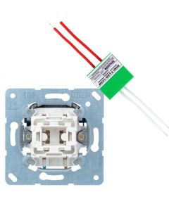 stopcontact vooroordeel Manga JUNG set impulsdrukker + shuttle dimmer LED/halogeen 250W (2700317240-250W)  | Elektramat