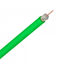Coax kabel 12 PE groen - per meter (800101)
