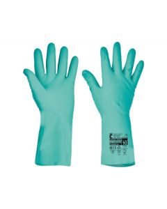 Cerva Grebe chemisch bestendige handschoen 0,38mm nitril maat 10 (0110000510100)
