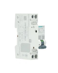 Siemens installatieautomaat 1-polig+nul 16A B-kar incl. energiemonitoring en overbelastingsbeveiliging - Wifi (5SL60166MC)