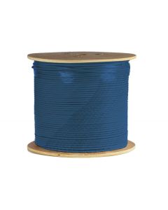 Danicom CAT6 U/UTP kabel stug LSZH rol van 500 meter - blauw (DC-UTP6-500S-ECA)