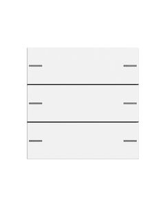 Gira bedieningswip 3-voudig voor tastsensor 4 - Systeem 55 zuiver wit mat (575327)