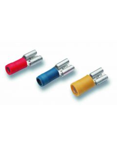 Cimco geïsoleerde vlakstekerhuls rood 2,8x0,5mm voor 0,5-1mm2 per 100 stuks (180250)