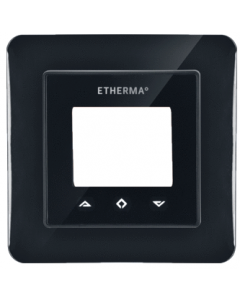 ETHERMA afdekraam en Touchpad afdekkap voor eTOUCH MINI - zwart RAL 9011 (40987)
