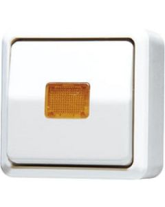 JUNG AP600 wipcontroleschakelaar 2-polig wit