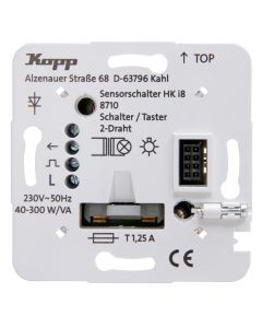 Kopp HKi8 techniek schakelaar/drukschakelaar 2-draads aansluiting