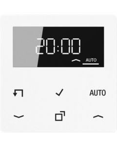 JUNG A/AS500 timer standaard met display - alpin wit (A 1750 D WW)