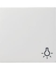 Gira bedieningswip symbool licht - systeem 55 zuiver wit mat (028527)