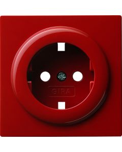Gira S-color afdekking voor wandcontactdoos met randaarde rood