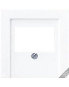 JUNG AS500 Centraalplaat speaker aansluiting kunststof wit (A569PLT)