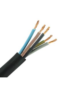 Neopreen kabel H05RR-F 5x0.75 per meter
