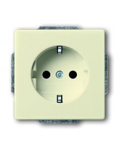 ABB Busch-Jaeger stopcontact stopcontact met randaarde, kinderbeveiliging en nachtlamp - Future Linear ivoorwit (20 EUCBLI-82)