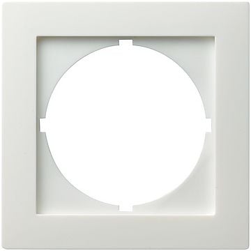 Gira S-color adapterraam 50x50 rond zuiver wit (028140)