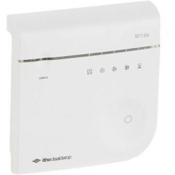 Itho Daalderop RV-sensor opbouw met geintegreerde bediening, batterij gevoed (04-00046)