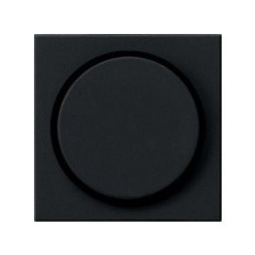 Gira centraalplaat dimmerknop - systeem 55 zwart mat (0650005)