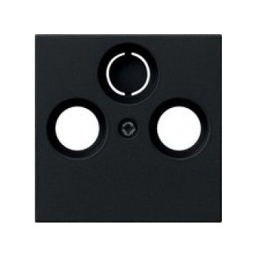 Gira centraalplaat CAI - systeem 55 zwart mat (0869005)
