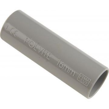 PIPELIFE sok installatiebuis hostalit 16mm grijs - per 50 stuks (1196900965)