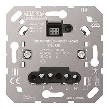 JUNG LB management elektronische schakeleenheid 1-kanaals (1704ESE)