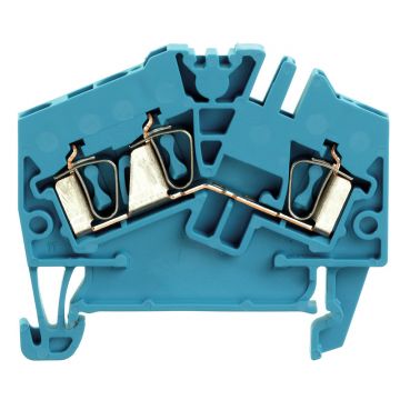 WEIDMULLER rijklem 3-draads 2.5mm blauw per 100 stuks (1706040000)