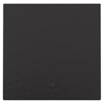 Niko afwerkingsset met lens voor elektronische schakelaar of drukknop - Niko Pure Bakelite Piano Black (200-32002)