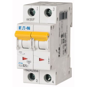 Eaton installatieautomaat 2-polig 25A B-kar (242856)
