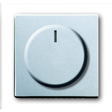 ABB Busch-Jaeger draaidimmer + knop f-aluzilver (6540-83-102)