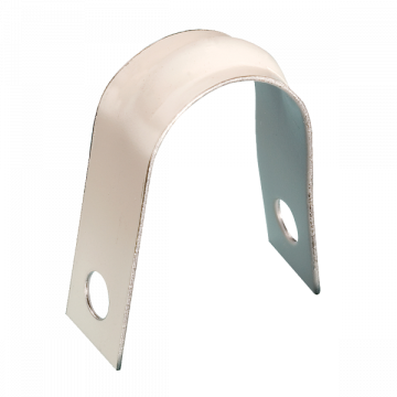JMV zadel  19-20mm U model  - wit per 350 stuks (100061)