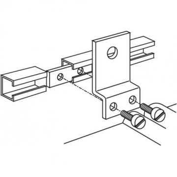 Eaton Holec Halyester koppelstrip voor koppelen C-profielen met 2 x M6 1042.337