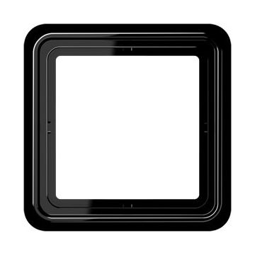 JUNG CD500 afdekraam 1-voudig zwart