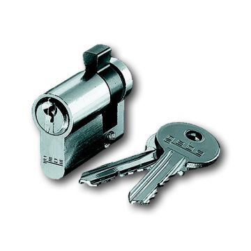ABB Busch-Jaeger euro-halfcylinder + 3 sleutels - All-weather 44 (0520 PZ-VS)