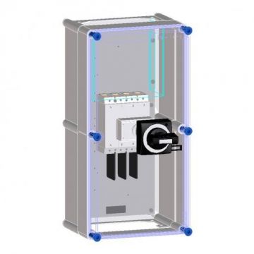 Eaton Holec Halyester schakelaarkast met NZM1 703576 125-1