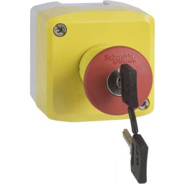 Schneider Electric drukknopkast met noodstop rood (XALK188E)