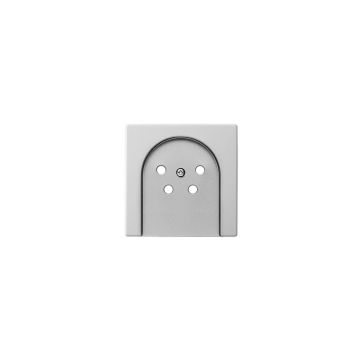 ABB Busch-Jaeger centraalplaat telefoon contactdoos - Solo studiowit (2767-84-503)