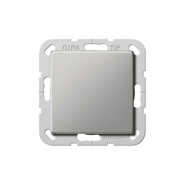 Gira wip schakelaar BS 20AX uit 2-p - systeem 55 edelstaal (2836600)