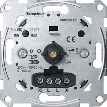 Schneider-Merten draaidimmer universeel LED 400W (MTN5134-0000)