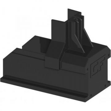 ESDEC montagerail eindkap zwart (1008060-B)