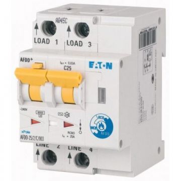 Eaton AFDD-25/2/B/003-A EAT AFDD 25A 2P B-K 30mA