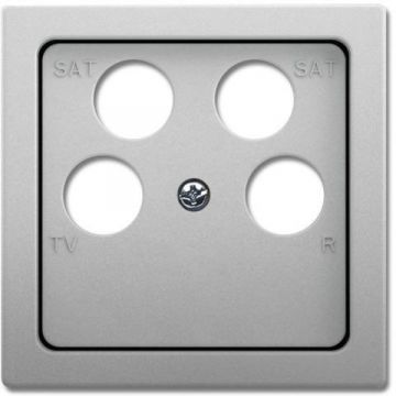 ABB Busch-Jaeger 1743/10-04-866 BUS CPL 50X50 ANK.ANT.PURE-RVS (1743/10-04-866)