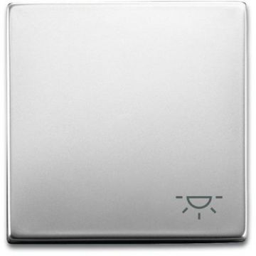ABB Busch-Jaeger bedieningswip aan/uit schakelaar met symbool "licht" 1-voudig - pure stainless steel (2520 LI-866)