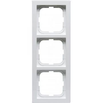 ABB Busch-Jaeger drievoudig renovatie afdekraam 85mm Future Linear - studiowit glans (1723F85-84)