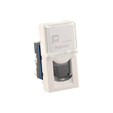 Legrand Mosaic connector Cat5E UTP RJ45 1 module - wit (076551)