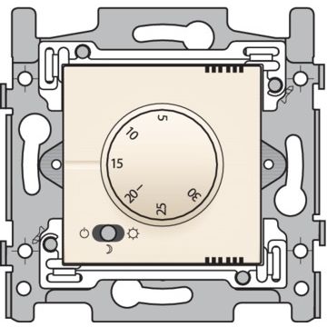 Niko elektrische thermostaat 230V - creme wit (100-88001)