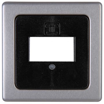 Kopp VISION afdekplaat usb staal