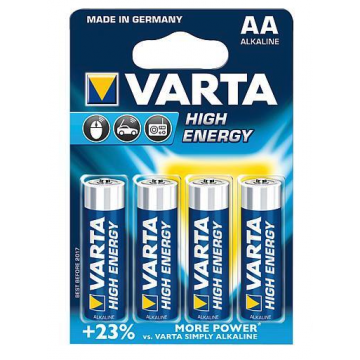 Varta Longlife Power AA Alkaline LR6 1,5V blister van 4 stuks (371120)